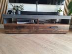 Tv meubel grijs/ hout, Ophalen, Zo goed als nieuw, 25 tot 50 cm, Minder dan 100 cm