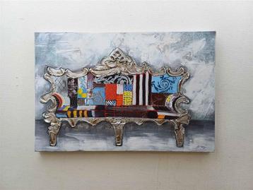 Schilderij van een sofa 39860 beschikbaar voor biedingen