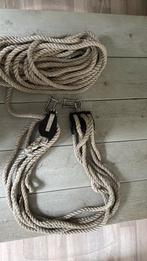 Complete set schoot/ giek, Watersport en Boten, Zeilen en Zeiltoebehoren, Ophalen of Verzenden, Zo goed als nieuw, Toebehoren