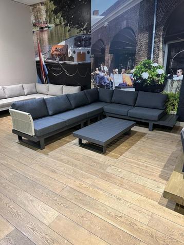 Aluminium hoekloungeset met Rope 5-delig NIEUW! beschikbaar voor biedingen