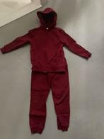 Huispak vest met  capuchon en broek bordeaux rood 122/128, Kleding | Dames, H&M, Nieuw, Ophalen of Verzenden, Maat 34 (XS) of kleiner