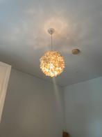 Parelmoer Hanglamp met pareltjes, Huis en Inrichting, Lampen | Hanglampen, Ophalen, Zo goed als nieuw, Kunststof, Minder dan 50 cm