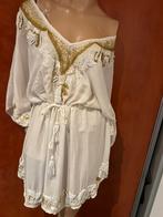 ANTICA SARTORIA jurk met kralen S origineel ZGAN, Antica sartoria, G, Beige, G