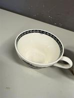 Wedgwood Lugano Etruria & Barlaston Black thee kopjes, Huis en Inrichting, Keuken | Servies, Ophalen of Verzenden, Zo goed als nieuw