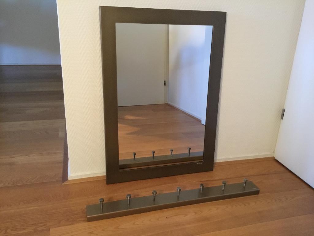 Hal spiegel en kapstok, Huis en Inrichting, Woonaccessoires | Kapstokken, Zo goed als nieuw, Minder dan 100 cm, Metaal, Ophalen