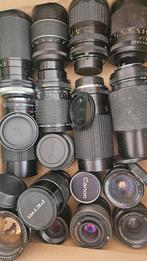 17 stuks lenzen wegens beëindigen hobby zie foto's, Ophalen of Verzenden, Gebruikt, Standaardlens, Zoom