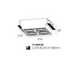 Nieuw Piet Boon spots trimless zwart Maretti twv € 320,00, Huis en Inrichting, Lampen | Spots, Ophalen of Verzenden, Nieuw, Modular Delta Light