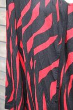 Tuniek zwart/ rood Sempre Piu mt 54 Vaste prijs OPRUIMING, Kleding | Dames, Blouse of Tuniek, Ophalen of Verzenden, Gedragen, Rood