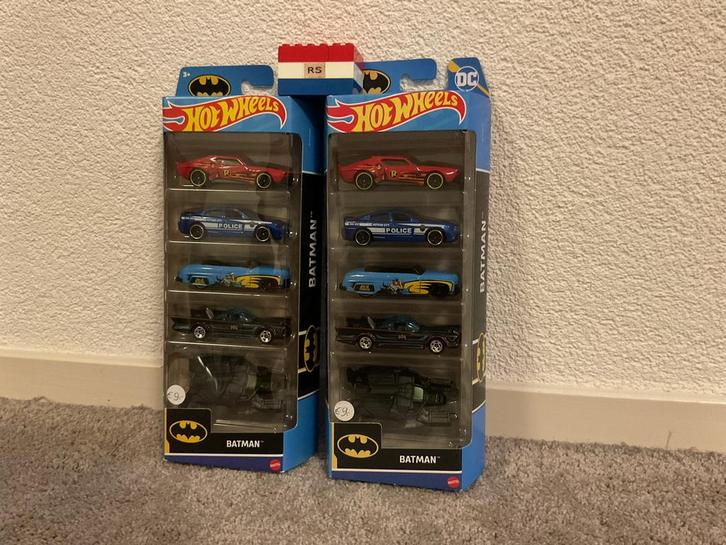 5-pack - Hot Wheels Batman Auto - HLY68 - Nieuw, Kinderen en Baby's, Speelgoed | Speelgoedvoertuigen, Nieuw, Ophalen of Verzenden