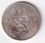 2 1/2 Gulden 1962 Zeer Fraai / Prachtig met patina, Postzegels en Munten, Munten | Nederland, Koningin Juliana, Verzenden, Zilver