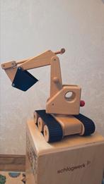Ostheimer kraan / "bagger", Kinderen en Baby's, Speelgoed | Houten speelgoed, Ophalen of Verzenden, Gebruikt, Duw- of Trekspeelgoed