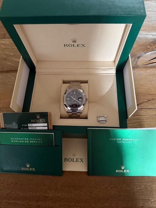 Rolex Datejust 116300  41mm, Sieraden, Tassen en Uiterlijk, Horloges | Heren, Zo goed als nieuw, Polshorloge, Rolex, Staal, Staal