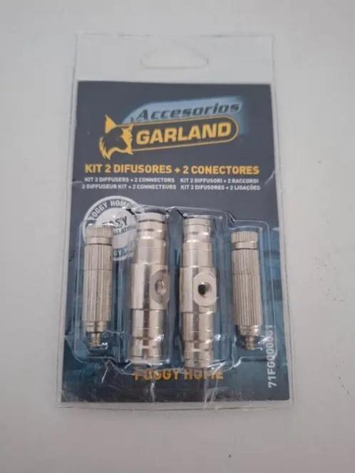 KIT 2 DIFFUSERS + 2 CONNECTORS for Garland Foggy Home, Tuin en Terras, Tuinsproeiers, Nieuw, Overige typen, Ophalen of Verzenden