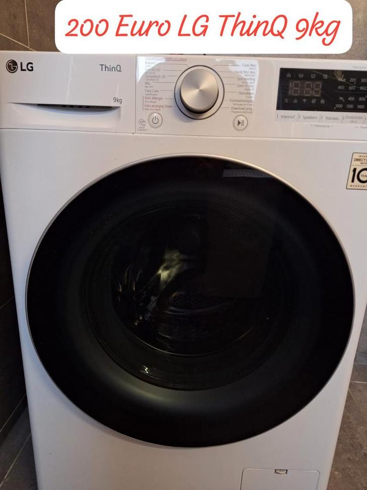 LG F4V709P1E TurboWash 9kg Wasmachine, Witgoed en Apparatuur, Wasmachines, Ophalen