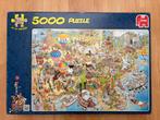 Jan van haasteren legpuzzel 5000 stukjes - usa, Ophalen of Verzenden, Meer dan 1500 stukjes, Zo goed als nieuw, Legpuzzel