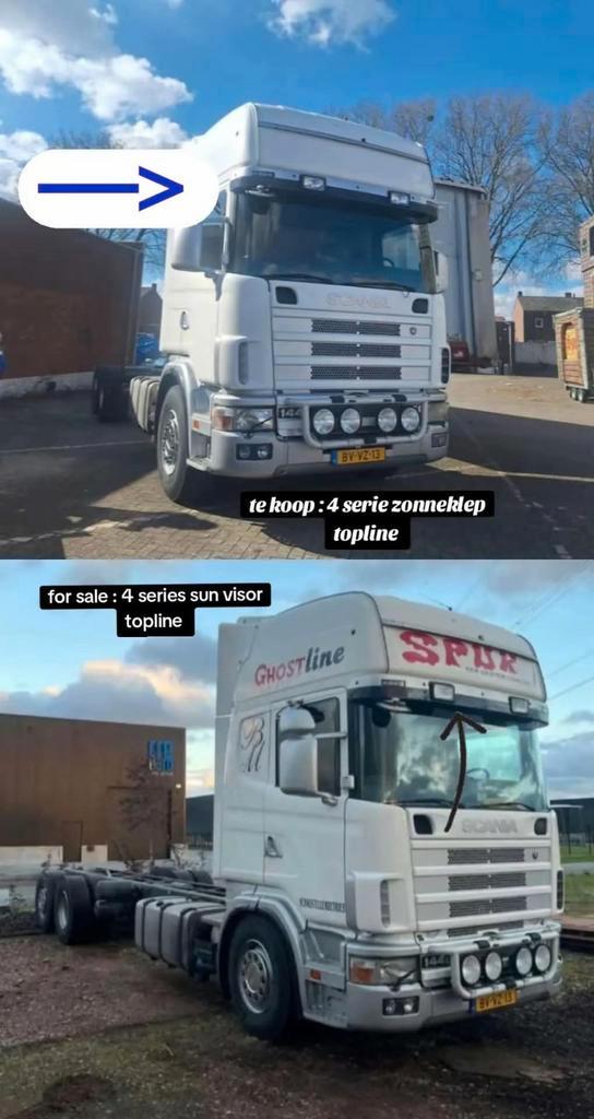 4 serie zonneklep topline, Auto-onderdelen, Vrachtwagen-onderdelen, Scania, Interieur en Bekleding, Ophalen of Verzenden