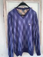 Burberry London Heren Trui XL, Paars, Maat 56/58 (XL), Ophalen of Verzenden, Zo goed als nieuw