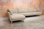 AlsNIEUW! zandkleurige stoffen Design on Stock Byen hoekbank, Hout, Hoekbank, Ophalen of Verzenden, 150 cm of meer