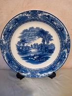 Antiek schauwbord Plaisance Delftsblauw 35,5cm, Antiek en Kunst, Ophalen of Verzenden