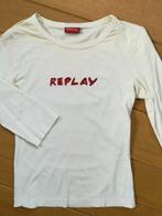 REPLAY t- shirt longsleeve wit maat S, Kleding | Dames, T-shirts, Wit, Replay, Ophalen of Verzenden, Zo goed als nieuw