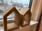 Steiger houten wand plankjes , huisjes en boekenplank, Huis en Inrichting, Woonaccessoires | Wandplanken en Boekenplanken, Zo goed als nieuw