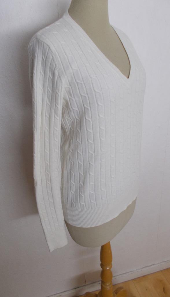 85% wol beige stretch lambswool kabel trui van Gant! L, Kleding | Dames, Truien en Vesten, Zo goed als nieuw, Maat 42/44 (L), Beige