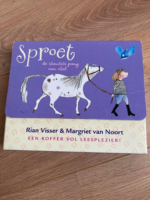 Rian Visser - Sproet De stoutste pony van stal 4 boekjes, Boeken, Kinderboeken | Jeugd | onder 10 jaar, Zo goed als nieuw, Ophalen of Verzenden