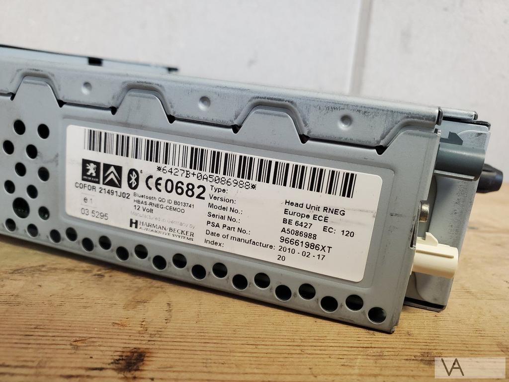 Citroen C4 picasso 2008-2014 radio navigatie RNEG 96661986xt, Gebruikt, -, Ophalen of Verzenden, -