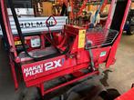 Gebruikte Hakki Pilke 2X zaagkloofmachine kloofmachine, Tuin en Terras, Kloofmachines, Ophalen, Gebruikt, Liggend, Hakki pilke