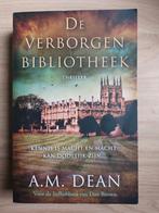 De Verborgen Bibliotheek - A.M. Dean Thriller, Ophalen of Verzenden, Zo goed als nieuw, A.M. Dean, Nederland
