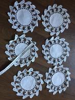 6 gehaakte onderzetters, Huis en Inrichting, Woonaccessoires | Onderzetters, Ophalen of Verzenden, Zo goed als nieuw, Glas of Kopje