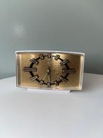 Vintage Metamec wekker tafelklok; alarm clock, Ophalen of Verzenden, Gebruikt, Wekker of Tafelklok