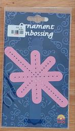 Ornament embossing - 112307/1605, Hobby en Vrije tijd, Kaarten | Zelf maken, Ophalen of Verzenden, Zo goed als nieuw, Overige thema's