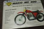 Maico MC400 cross verkoop folder brochure, Motoren, Ophalen of Verzenden, Overige merken