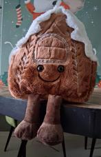 NIEUW - Kerstknuffel/pluche Gingerbreadhuisje 22 cm, Ophalen of Verzenden, Nieuw