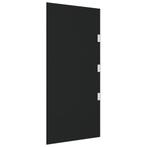 NIEUW Deurluifel zijpaneel (2 stuks) gehard glas zwart, Doe-het-zelf en Verbouw, Deuren en Horren, Minder dan 80 cm, Overige typen