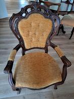 Barok fauteuil notenhout, Ophalen