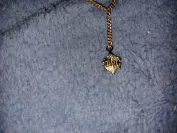 Religieuze antieke verzilverde medaille hanger . Heilig alpi beschikbaar voor biedingen