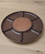 Vintage Lazy Susan draaischaal, snackplateau, Ophalen of Verzenden, Zo goed als nieuw