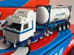 Scania V8 streamline met tankchassis en tankcontainer, Hobby en Vrije tijd, Modelauto's | 1:50, Ophalen of Verzenden, Zo goed als nieuw