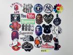 Stickers hypebeast Aape Bape CDG Kaws Supreme Youtube laptop, Ophalen of Verzenden, Zo goed als nieuw, Meerdere stickers