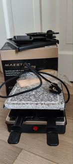 Maestro raclette voor 4 personen, Ophalen of Verzenden, Zo goed als nieuw