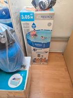 Bestway Zwembad 3.05m + Zandpomp + Accessoires, Ophalen, Minder dan 80 cm, Rond, Opzetzwembad