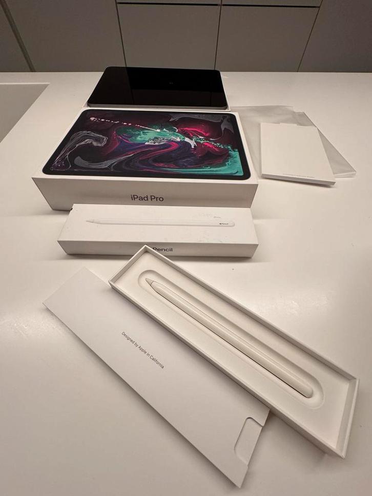 Apple iPad Pro 2018 64GB face ID Apple pen - Perfecte staat!, Computers en Software, Apple iPads, Zo goed als nieuw, Apple iPad Pro