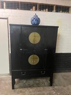 Chinese bruidskast Chinees kast zwart oud, Ophalen of Verzenden