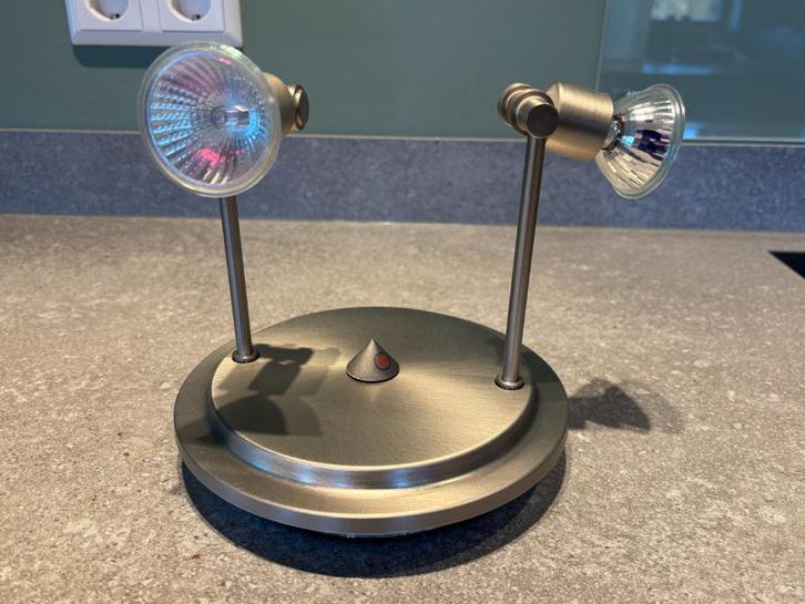 Dijkstra plafondlamp met halogeenspots, Huis en Inrichting, Lampen | Plafondlampen, Gebruikt, Metaal, Ophalen of Verzenden