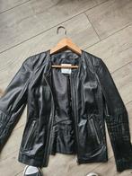 Mango lederen jas maat S, Mango, Zwart, Ophalen of Verzenden, Zo goed als nieuw