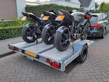 Motortrailer / motoraanhanger voor 1, 2 of 3 motoren te huur beschikbaar voor biedingen