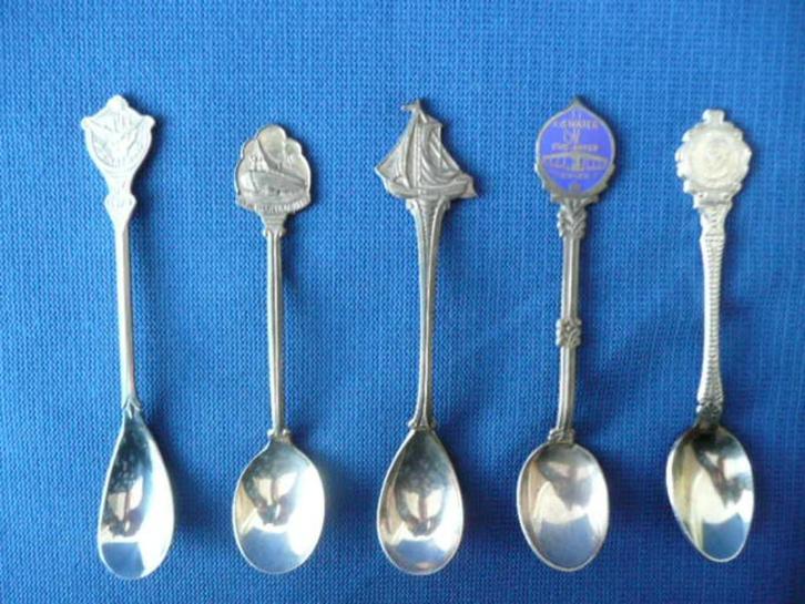 Diverse oude theelepels, Antiek en Kunst, Antiek | Bestek, Ophalen of Verzenden