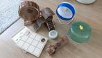 Dwerghamster scaping bakje silent spinner kooi gerbilarium, Dieren en Toebehoren, Knaagdieren en Konijnen | Toebehoren, Ophalen of Verzenden